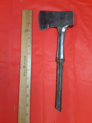 Vintage Craftsman Axe Hatchet Back Pack Bush Wood Craft Camping All Steel Axe