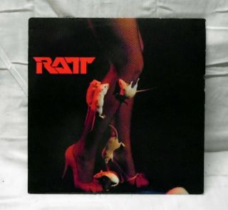 1983 Ratt Self Titled Ep Lp Time Coast Silver Label Tc - 2203 Hard Rock