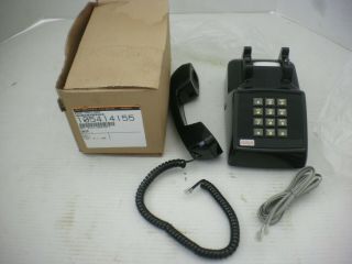 Vintage Nos Avaya Classic Black Push Button Telephone