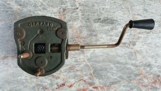 Vintage Garrard No 14 Wind Up Gramophone Motor With Handle