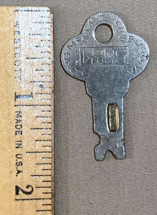 Vintage Long T46 Trunk Key Steamer Trunk Foot Locker T - 46 Key (listing 3)