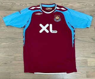 West Ham United 2007 - 08 Home Jersey Size Large