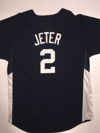 Vintage Derek Jeter York Yankees Majestic Brand Jersey Medium Mlb Baseball