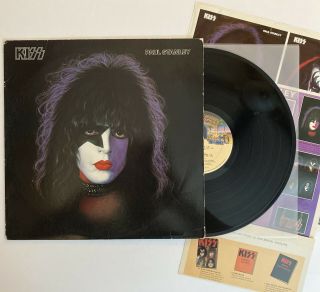 Kiss - Paul Stanley - 1978 Us 1st Press With Inserts (vg, )
