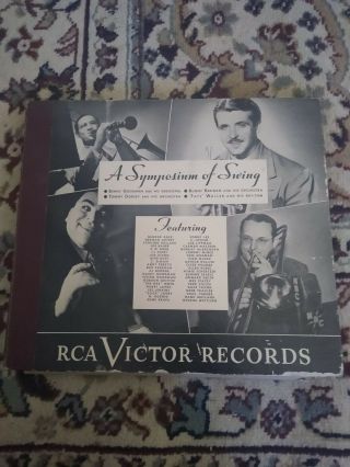 A Symposium Of Swing Rca Victor Records Benny Goodman Tommy Dorsey 4 Record Set