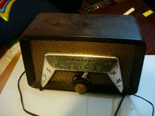 Vintage Admiral Radio Model 6c22 1952/53