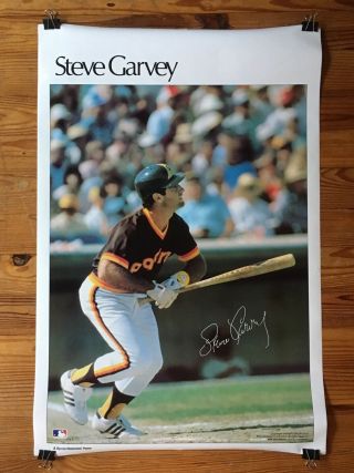 Steve Garvey Sports Illustrated Poster,  23.  25 " X35 ",  Circa 1986 - Padres