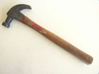 Vintage Defiance By Stanley Forged Claw Hammer,  11 1/2 " Long,  Head 3 3/4 " Wide
