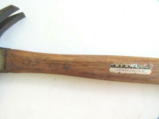 Vintage STANLEY No.  101 1/2 16 Oz.  Claw Hammer,  STANLEY JOBMASTER Handle,  13 
