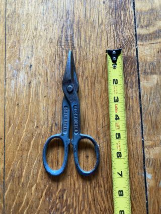 Vintage Wiss V - 13 - 7 Tin Snips Cutters Shears - Usa