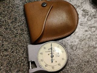 Vintage Ames Pocket Thickness Measures Series 25 Pouch