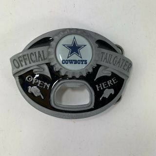 Dallas Cowboys Tailgater Belt Buckle With Bottle Opener Nfl Football