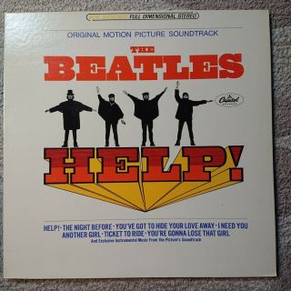 Help By The Beatles Lp Vinyl Capitol Records Motion Picture Soundtrack