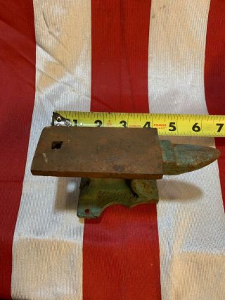Vintage Small Mini Cast Iron Jewelers Pritchel Hole Anvil Jewelry Blacksmith