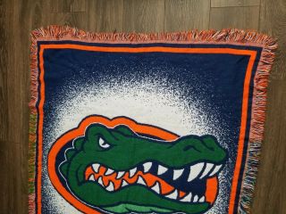 The Northwest Company Florida Gators Woven Tapestry USA Throw Blanket Alligator 2