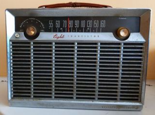Vtg 1960 General Electric 8 Transistor P - 780b Portable Radio W/batteries