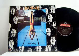 Def Leppard Lp High N Dry 1981 Mercury Vinyl