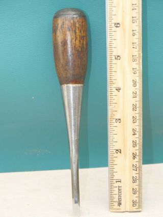 Old Tools Vintage 1/4 " Stanley Everlast Bevel Edge Socket Chisel