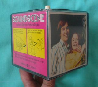 1970s Ge P2755 Soundscene Photo Box Transistor Radio (a10)