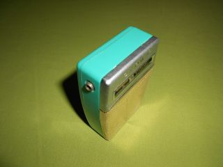 Vintage 60 ' s Blue Crown Six Transistor Pocket Radio TR - 680 Made in Japan REPAIR 2