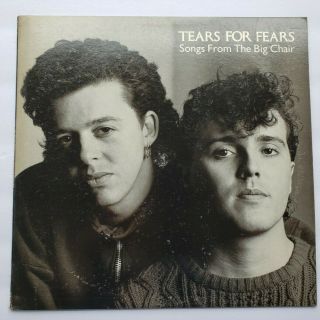Tears For Fears Songs From The Big Chair (1985 Polygram) Vinyl Record Lp