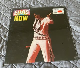 Elvis Presley ‎ - Elvis Now - 1972 Lp Shrink Price Tag Dated