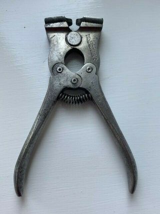 Rare Vintage L S Starrett Co Adjustable Jaw Cut - Nippers No 1 - 5 1/2 "