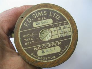 Vintage Copper Wire 0.  0052 