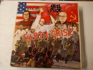 Steel Pulse ‎– Earth Crisis - Vinyl Lp 1984