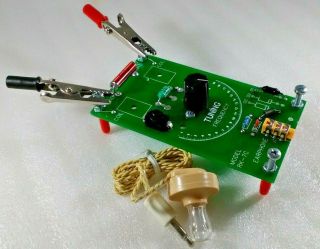 Crystal Radio Receiver Assembled Printed Circuit Board with Piezo Earphone RK - 7C 3
