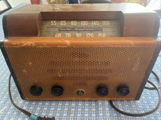 Vintage Emerson Model 512 Am Tabletop Radio
