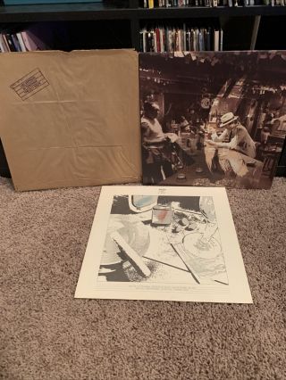 Led Zeppelin In Through The Out Door Record/lp Ss 16002 - Near.  Complete.