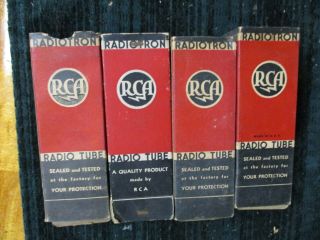4 Nos Rca Type 30 Tubes.  All Test 32,  23 Is Chart Min.