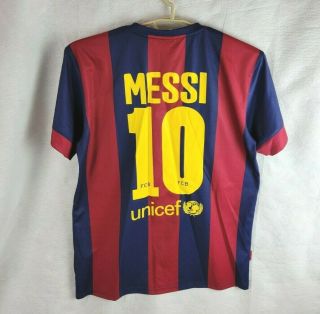 Lionel Messi Fc Barcelona Soccer Jersey Adult Size M Medium