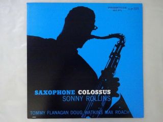 Sonny Rollins Saxophone Colossus Prestige Vij - 202 Japan Lp