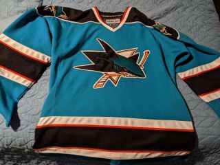 San Jose Sharks Hockey Jersey Reebok Xl