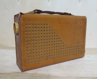 Sears Silvertone 9222 Portable Transistor Radio 1950s Mid Century Modern