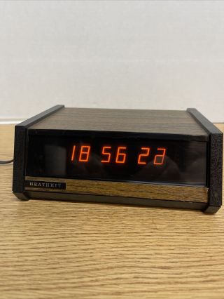 Vintage Heathkit Gc - 1005 Digital Alarm Clock
