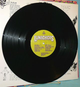 Lunachicks Babysitters On Acid 1990 Blast First Records Vinyl LP BFFP 52 3