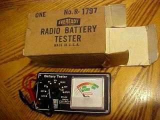 Vintage No.  R - 1791 Eveready Radio Battery Tester
