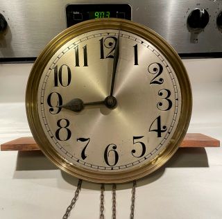 Antique German 2 Weight Grandfather Clock Movement