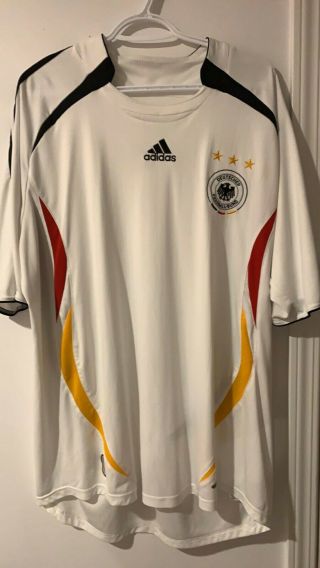 Vintage Adidas Germany Mens 2xl Soccer Jersey Football Shirt Calcio Camiseta