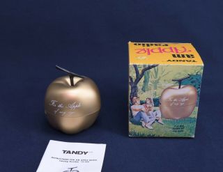 Vintage Tandy Apple Transistor Radio - Old Stock