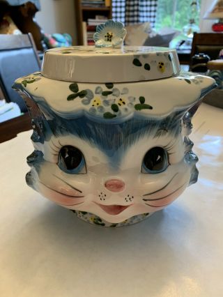 Lefton Miss Priss Cookie Jar And Accessories