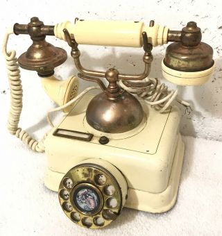 Vintage Imperial Victorian Rotary Handset Desk Telephone 1974
