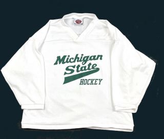 Michigan State Spartans Hockey Jersey K1 Sportswear Msu Michigan Ncaa Men 