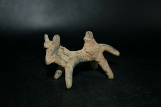 Ancient Near Eastern Luristan Bronze Animal Figurine C.  1000 B.  C 100 Authentic
