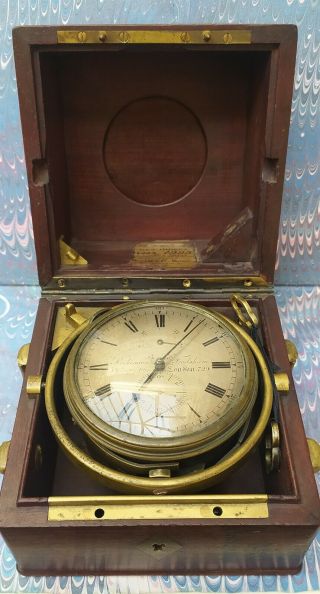 Antique Parkinson & Frodsham Marine Chronometer,  Completely And Vg Conditions