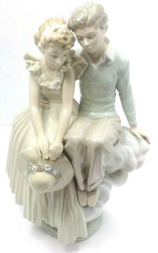 Lladro Figurine 1409 Young Love Norman Rockwell Limited Edition 402/5000