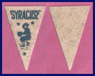 Vintage 1950’s Syracuse Chiefs Minor League Baseball Pennant Wow